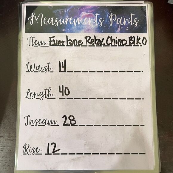 Everlane The Relaxed Chino Black Size 0 NWT - Picture 8 of 12